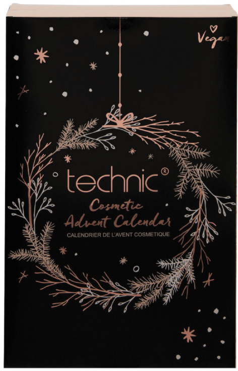 TECHNIC Adventní kalendář kosmetický dekorativní Cosmetic Advent Calendar 24 oken