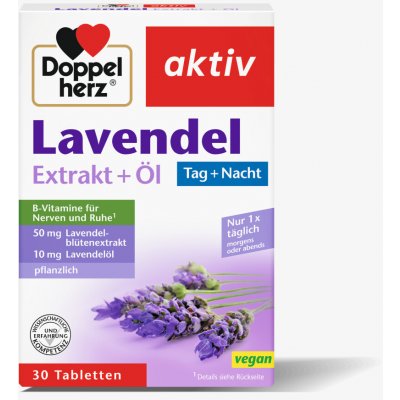 Doppelherz Lavendel Extrakt + Öl 30 tablet – Hledejceny.cz