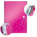 Leitz Wow PP A4 Aktovka na spisy 6 částí růžová – Zboží Mobilmania