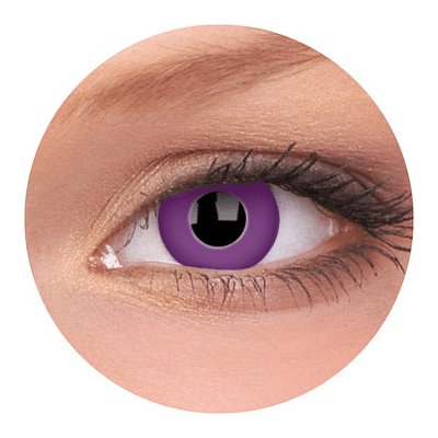 Gelflex Kontaktní čočky - Fialová - dioptrické jednodenní 2 čočky – Zboží Dáma