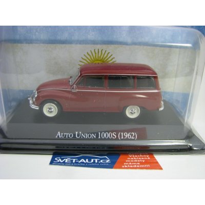 Model Atlas Edition Auto Union 1000S 1962 Red 1:43 Atlas