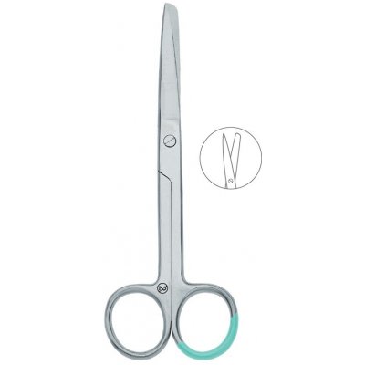 Hartmann-Rico Chirurgické nůžky hrotnatotupé rovné 14,5 cm – Hledejceny.cz