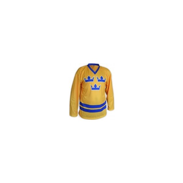 Hokejový dres Fanstore Hokejový dres Švédsko žlutý