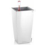 Lechuza Samozavlažovací květináč MINI CUBI bílá lesklá, 9,5 x 9,5 x 18,5 cm – Hledejceny.cz