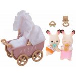 Sylvanian Families 5432 Dvojčátka čokoládových králíků v kočárku – Zbozi.Blesk.cz