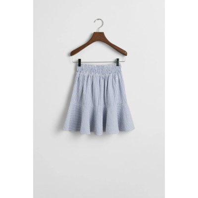 Gant striped seersucker skirt rich blue – Zboží Dáma