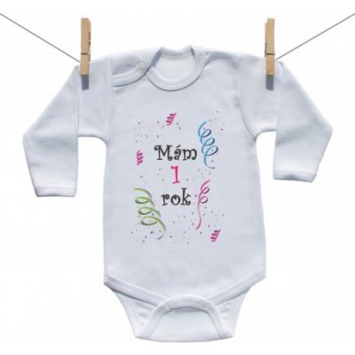 Boodyy Body s dlouhým rukávem Mám 1rok Dívka – Hledejceny.cz