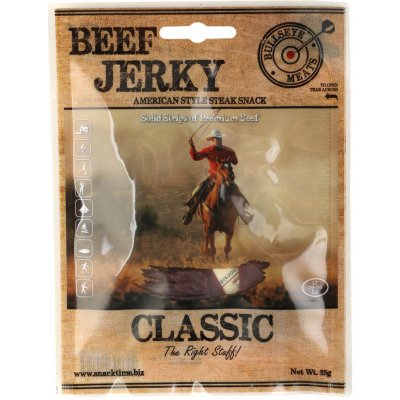 Snack Time Sušené hovězí maso Beef Jerky Classic 25 g