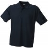 Pánské Tričko James & Nicholson pánská polokošile Polo-Piqué Pocket JN026 námořní modrá