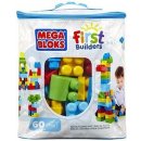  Mega Bloks Kostky v plastovém pytli růžová 60 ks