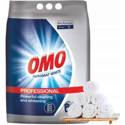 Omo White Professional prací prášek na bílé prádlo 108 PD 7 kg – Sleviste.cz
