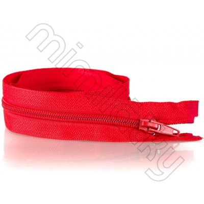 Zip spirálový dělitelný 50cm šíře 5mm červený – Hledejceny.cz