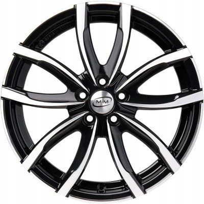 MIM EVO 001 6.5X16 5X112 ET43 black polished – Hledejceny.cz