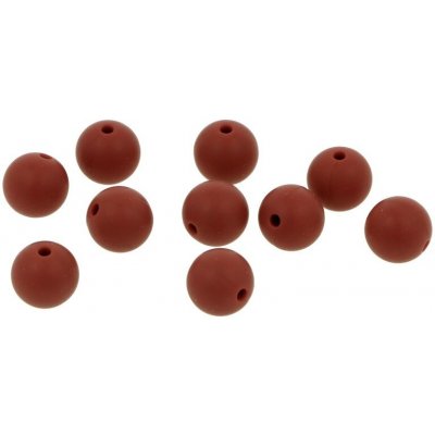 Natana silikonové korálky vínově červené 12 mm 10 ks – Hledejceny.cz