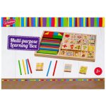 CreativeToys Dřevěný box Matematika čísla znaky tvary – Hledejceny.cz