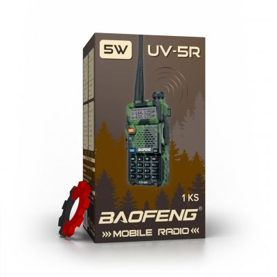 Baofeng UV-5R Military – Zboží Živě