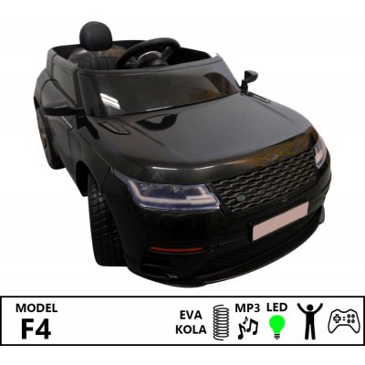 R-SPORT F4 Elektrické autíčko 2x30W EVA kola + odpružení černá – Zboží Mobilmania