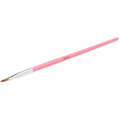 Starnails Štětec na akryl Natural Pink 8 přírodní vlas – Zboží Dáma