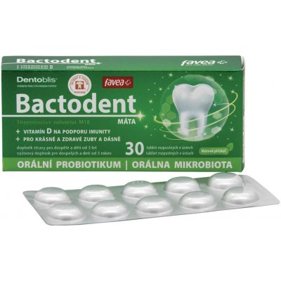 Favea Bactodent máta 30 tablet – Hledejceny.cz