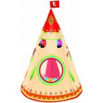 LEAN Toys Indiánský stan Teepee pro děti 160 cm x 105 cm krémový – Hledejceny.cz