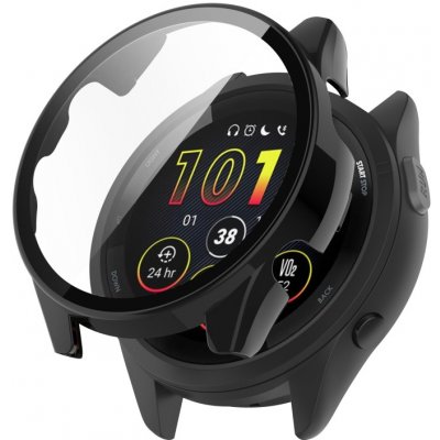 PROTEMIO 57219 PC FULL COVER Plastový kryt se sklem Garmin Forerunner 265 černý – Zboží Živě