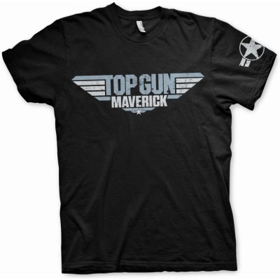 Hybris Production AB tričko Top Gun Maverick Distressed Logo černé – Hledejceny.cz