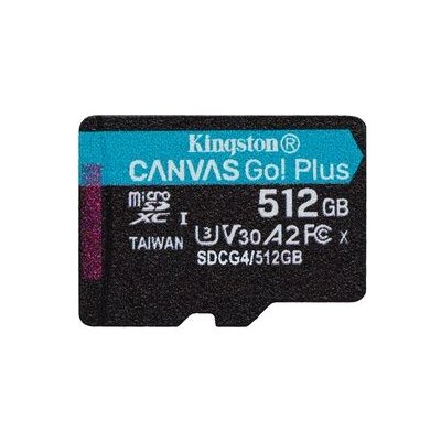 Kingston Canvas Go Plus microSDXC 512GB SDCG4/512GBSP – Sleviste.cz