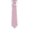 Kravata Chlapecká kravata střední šedá růžová