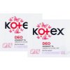 Hygienické vložky Kotex Slip Deo Normal+ vložky 2 x 56 ks