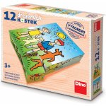 Dino obrázkové kostky Pejsek a kočička – Zboží Dáma