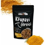 WormUP Křupaví červíci s kari 80 g – Zboží Dáma