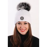 R-JET Top fashion exclusive ohrnutá bílá-stříbrný lurex čb.bamb. – Hledejceny.cz