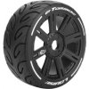 Modelářské nářadí Louise RC GT-TARMAC SOFT 1/8 17mm hex Spoke Black Rims 2 ks