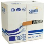 Solarix SXKD-5E-FTP-PVC CAT5e, FTP PVC, drát, 305m, šedý – Zbozi.Blesk.cz