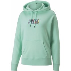 Puma SWXP GRAPHIC HOODIE W zelená 535738-95