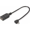 Digitus AK-300313-002-S USB 2.0, OTG, type micro B - A, M/F, 0.2m