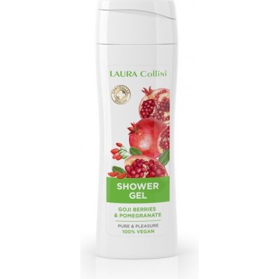 Laura Collini sprchový gel Goji berries & pomegranate 100% Vegan 250 ml