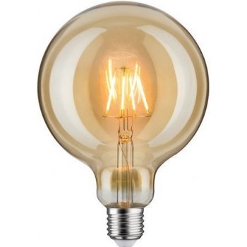 Paulmann LED žárovka Globe 125 4W E27 zlatá 230V Teplá bílá