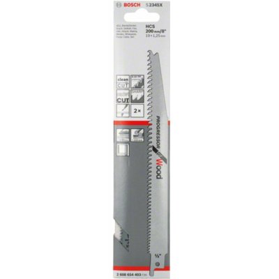 Bosch Pilový plátek do pily ocasky S 2345 X, 2ks 2.608.654.403 – Hledejceny.cz