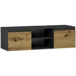 Framire Stojací RTV skříň levná Antracit mix Artisan 40 x 120 cm – Zboží Dáma