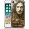 Pouzdro a kryt na mobilní telefon Apple Pouzdro HEAD CASE Apple iPhone 7 Hra o trůny - Jon Snow