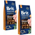 Brit Premium by Nature Senior S-M Chicken 2 x 15 kg – Hledejceny.cz