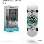 nEo Graphics dřevěný Fingerboard 29mm Starfcks Coffee