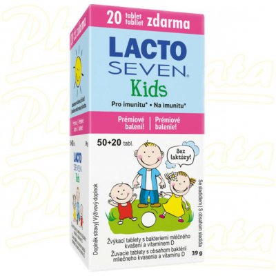 Lacto Seven Kids 70 tablet – Hledejceny.cz