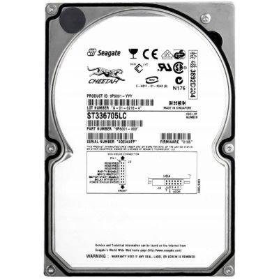 Seagate 36 GB 3,5" SCSI, ST336705LC