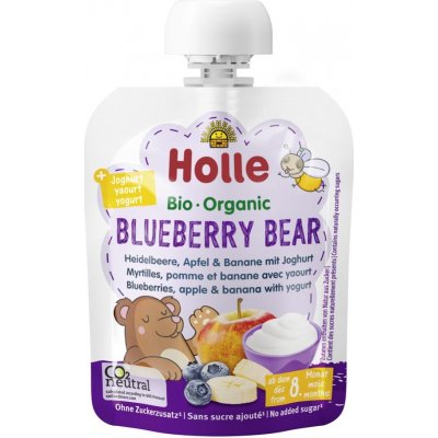 Holle Blueberry bear bio dětské pyré s jogurtem 85 g – Zboží Mobilmania