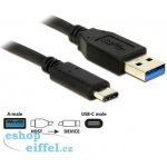 Delock DL0196 USB 10 Gbps (USB 3.1, Gen 2) Typ A samec > USB Type-C™ samec 0,5m, černý – Hledejceny.cz