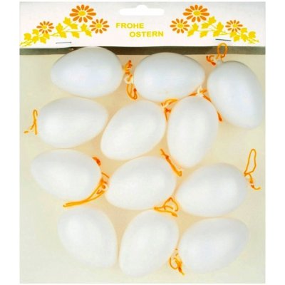 Vajíčka plastová na zavěšení 6 cm, 12 ks – Zboží Mobilmania