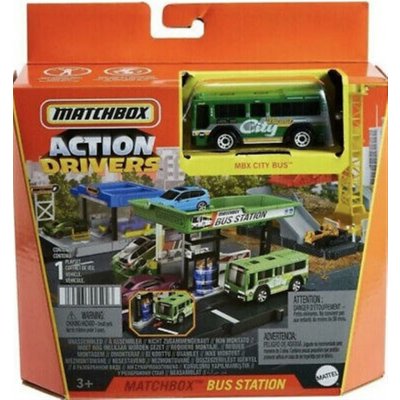 Matchbox Action Drivers Bus Station a Mbx City Bus – Hledejceny.cz