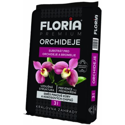 Agro CS Floria Premium Substrát pro orchideje 3 l – Sleviste.cz
